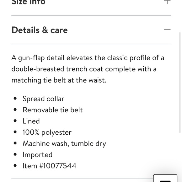 Classic Vintage London Fog Trench Coat with waist belt, 8P - Picture 11 of 11